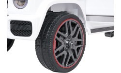 Elektromobilis Mercedes G63 AMG LIFT, balts