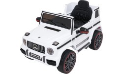 Elektromobilis Mercedes G63 AMG LIFT, balts
