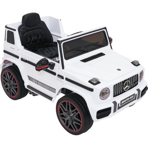 Elektromobilis Mercedes G63 AMG LIFT, balts