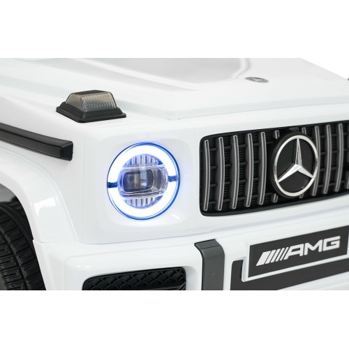 Elektromobilis Mercedes G63 AMG LIFT, balts