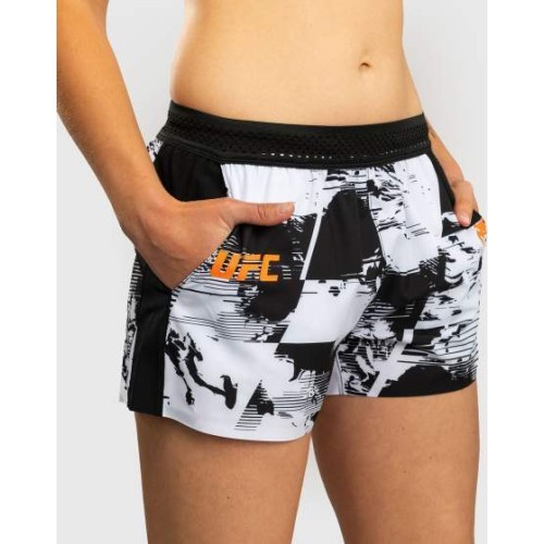 Женские шорты UFC Zenith by Venum White Authentic Fight Week Performance