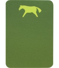 Sit Mat Yate Horse, 400x285x10mm, Green/Blue