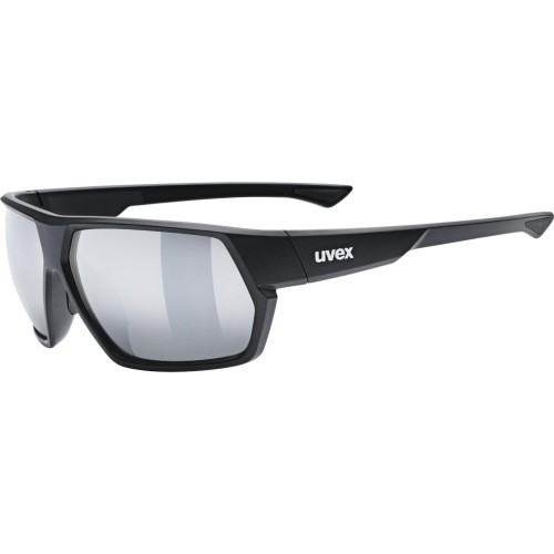 Brilles Uvex Sportstyle 238, melnas matētas / spoguļsudraba