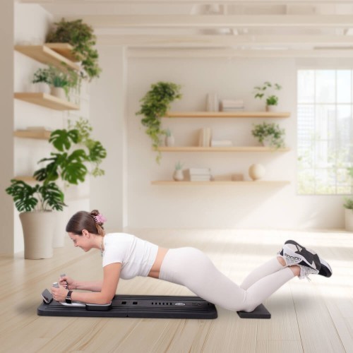 Pilates Reformer inSPORTline Trancer Basic - Purple