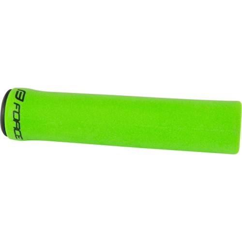 FORCE Luck stūres rokturi 130mm (silikona putas, zaļi)