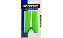 FORCE Luck stūres rokturi 130mm (silikona putas, zaļi)