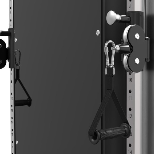 Wall-Mounted Power Rack inSPORTline Cable Column CC350 - Black