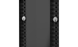 Pie sienas stiprināms spēka rāmis inSPORTline Cable Column CC350 - Melna