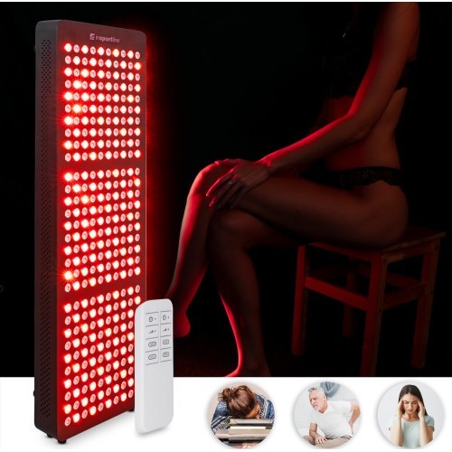 LED Infrared Light Therapy Panel inSPORTline Lustar – 300 LED - Black