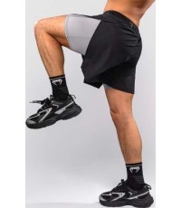 Тренировочные шорты Venum Lazer Hybrid, черно-серые