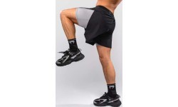 Venum Lazer Hybrid treniņu šorti, melni/pelēki