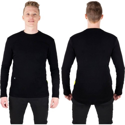 Men’s Heated T-Shirt W-TEC Insulong - Black