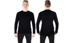Men’s Heated T-Shirt W-TEC Insulong - Black