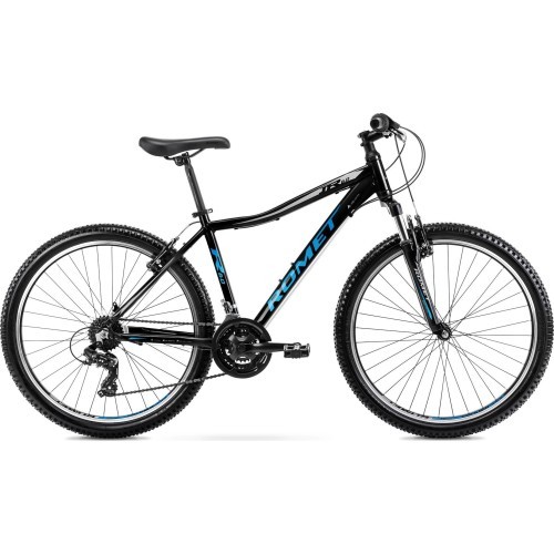 Romet Rambler R6.0 JR 2025 Bicycle Black-Blue-Silver