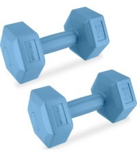 Sešstūru hanteļu komplekts 2x2 kg Spokey MONSTER