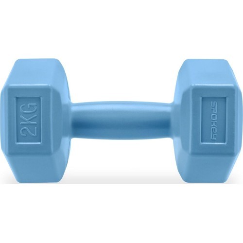 Set of hexagonal dumbbells 2x2 kg Spokey MONSTER