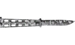 Складной нож Kandar NM497G зелёные черепа глаза бабочки