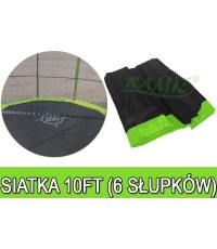 Защитная сетка для батута 10FT - 6 стоек, зелёная