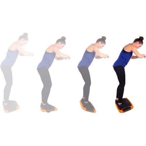 Daudzfunkcionāla aerobikas platforma inSPORTline Multifun - Melna