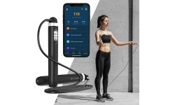 Viedā lecamaukla inSPORTline Jumpsmart - Melna