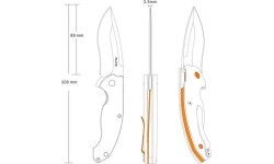 Folding Knife Ruike P852-B, Black