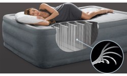 Double bed mattress with automatic pump - 203x152cm INTEX