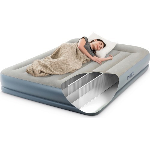 Inflatable mattress 203x152 cm with two-person pump Intex 64118ND