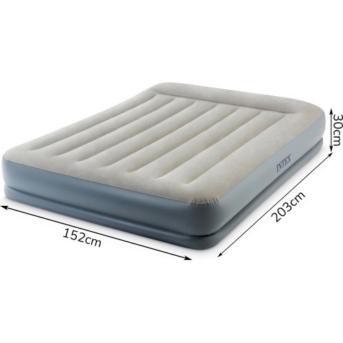 Piepūšams matracis 203x152 cm ar divvietīgo sūkni Intex 64118ND