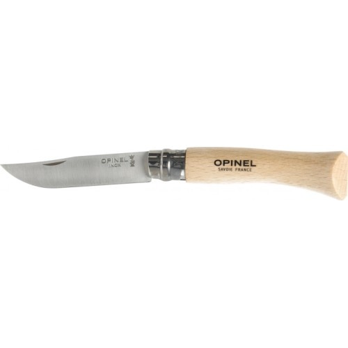 Нож Opinel 7 Inox с буковой рукоятью в блистере