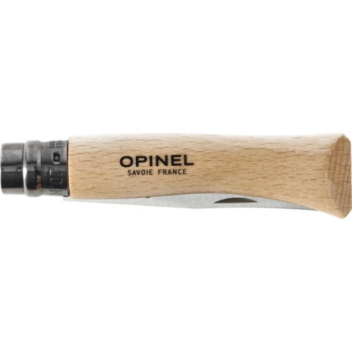 Nazis Opinel 7 Inox ar dižskābārža rokturi, blisterī