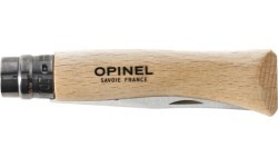 Nazis Opinel 7 Inox ar dižskābārža rokturi, blisterī