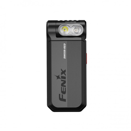 LED flashlight SW05R-RED black