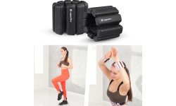 Регулируемые утяжелители для запястий и лодыжек inSPORTline Brace - Чёрный