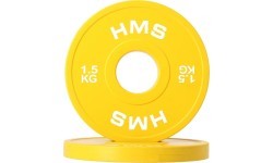 Olimpiskais bumper svaru disks CBRS05 HMS - 2x1.5kg