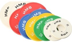 Olimpiskais bumper svaru disks CBRS05 HMS - 2x1.5kg