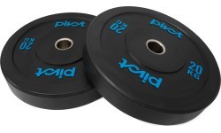 Pivot Fitness Pro Training Bumper Plates 20 kg Set