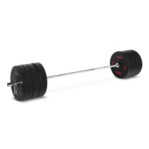 Pivot Fitness Pro Training Bumper hromēts svaru komplekts 170 kg