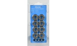 Gultņi Chrome Mico Abec-7, 8 gab.