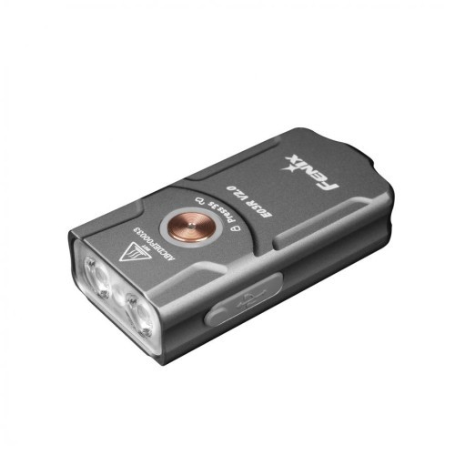 Fenix E03R V2.0 pelēks LED lukturītis