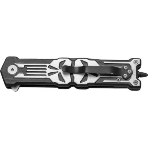 Joker JKR589 skull motif folding knife