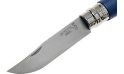 Нож с ремешком Opinel Colorama 08 Inox, тёмно-синий, в чехле