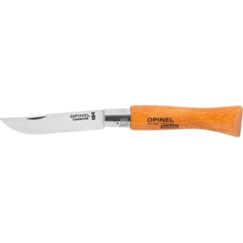 Нож Opinel 5, углеродистая сталь, бук