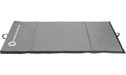 Foldable Gymnastic Mattress HMS Premium MGS01, 2400x1200mm, Gray 