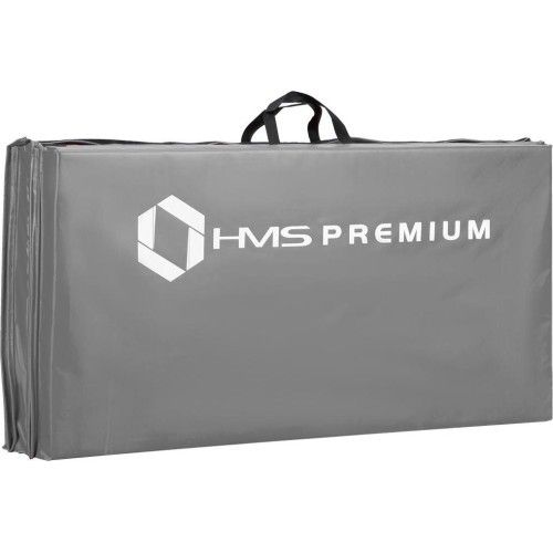 Salokāms vingrošanas matracis HMS Premium MGS01, 2400 x 1200 mm, pelēks