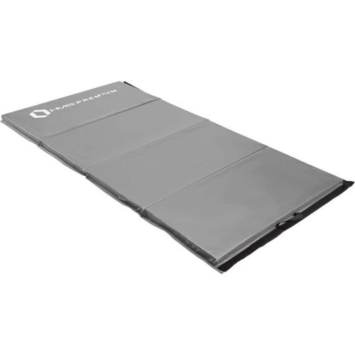 Foldable Gymnastic Mattress HMS Premium MGS01, 2400x1200mm, Gray 
