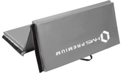 Salokāms vingrošanas matracis HMS Premium MGS01, 2400 x 1200 mm, pelēks