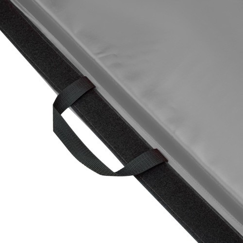 Foldable Gymnastic Mattress HMS Premium MGS01, 2400x1200mm, Gray 