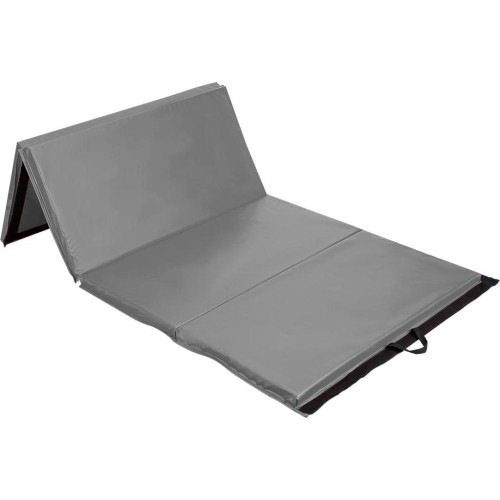 Salokāms vingrošanas matracis HMS Premium MGS01, 2400 x 1200 mm, pelēks