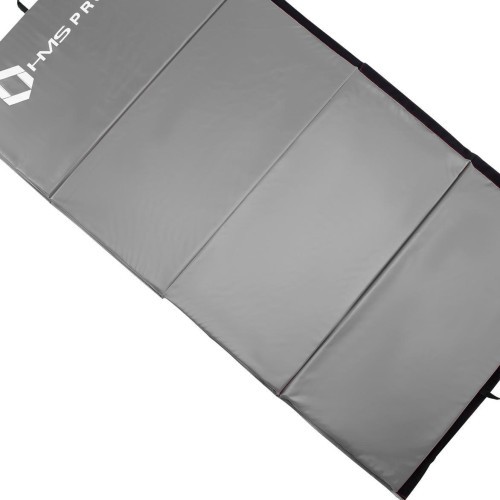 Foldable Gymnastic Mattress HMS Premium MGS01, 2400x1200mm, Gray 