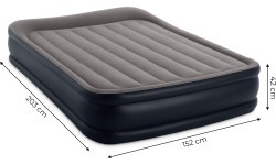 Piepūšamais matracis 203x152 cm ar sūkni Intex 64136ND